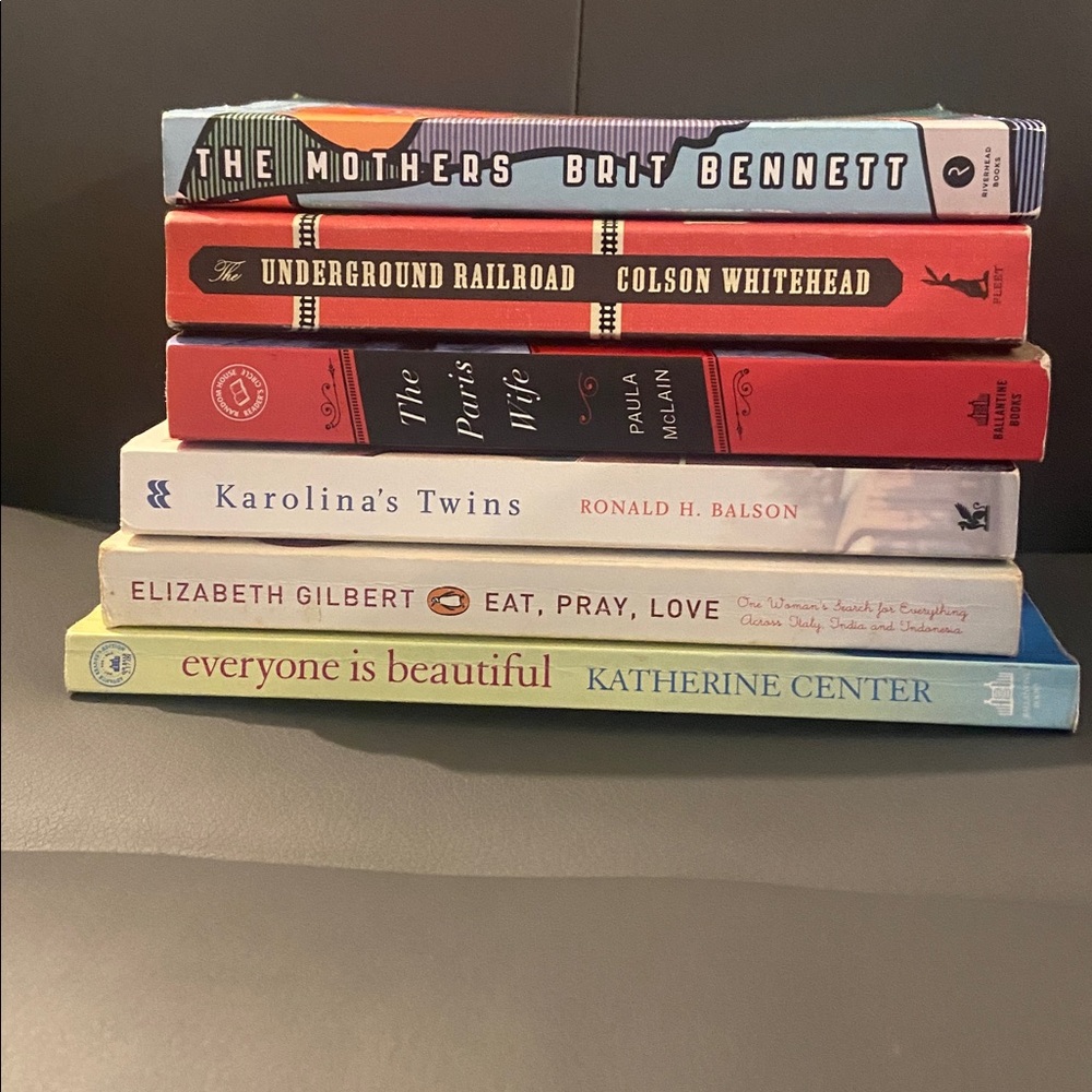 Bundle of popular, award winning, paperback books (6)